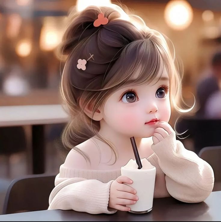 Instagram Animated Doll DP Girls