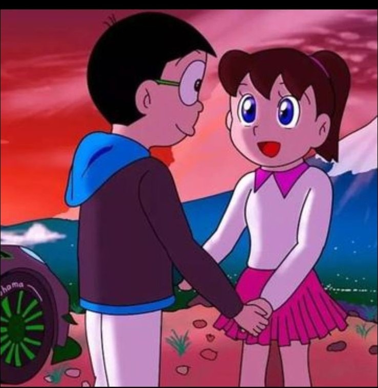Nobita and Shizuka Photo Nobita and Shizuka Photo