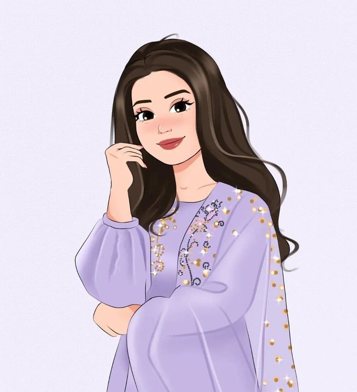 Cartoon Girl DP For Instagram