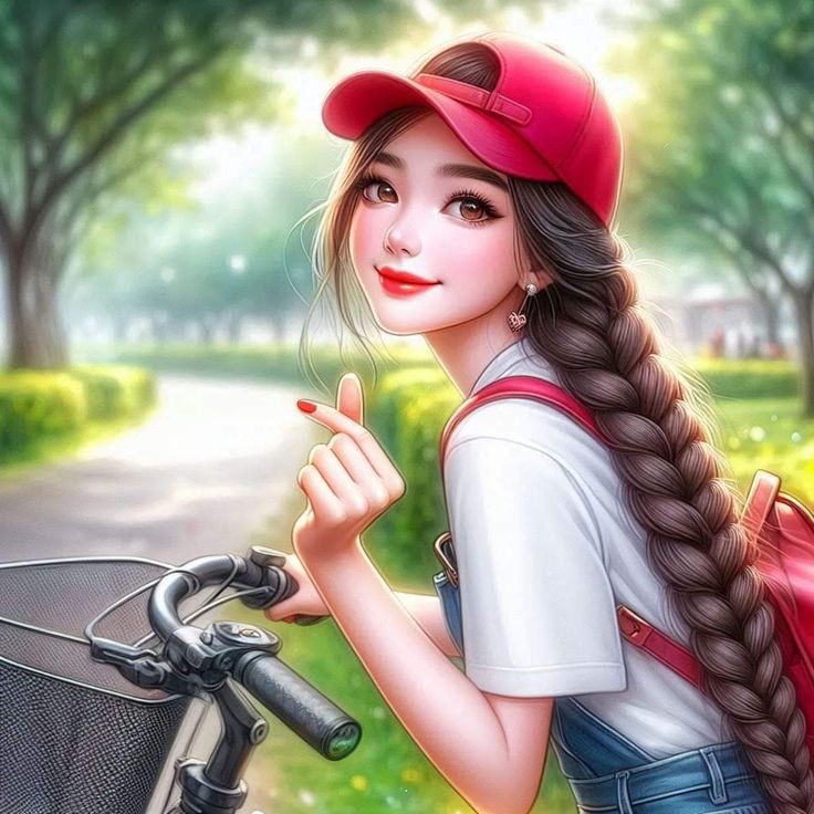 Cartoon Girl DP