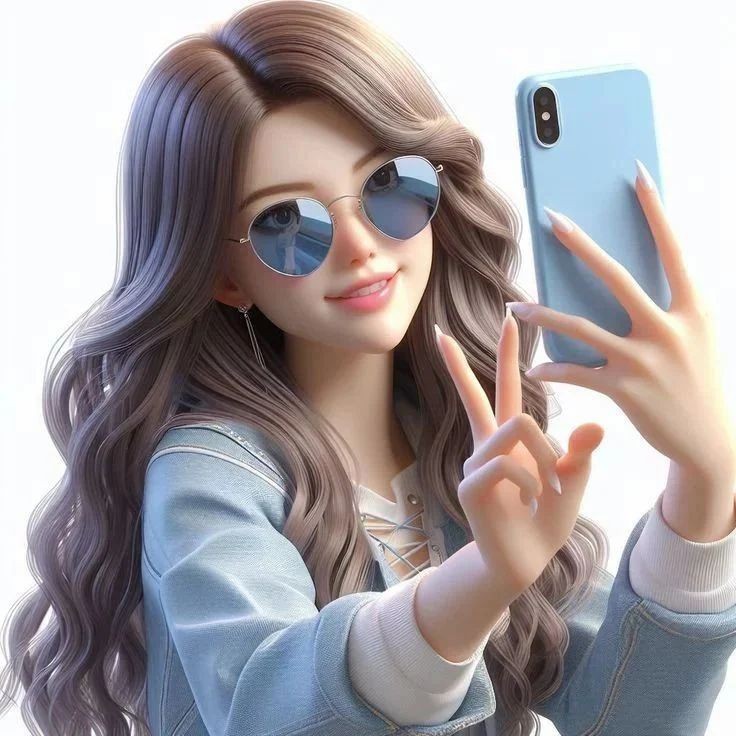 Cute Cartoon Girl Images For Whatsapp DP