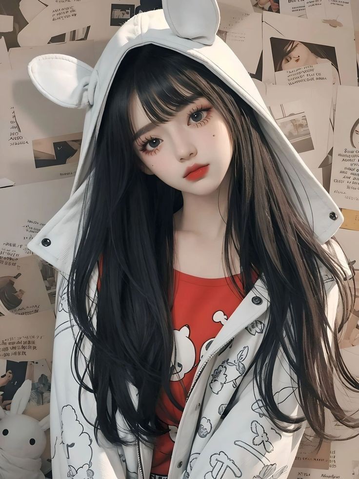 Cute Girl Pic Cartoon Attitude