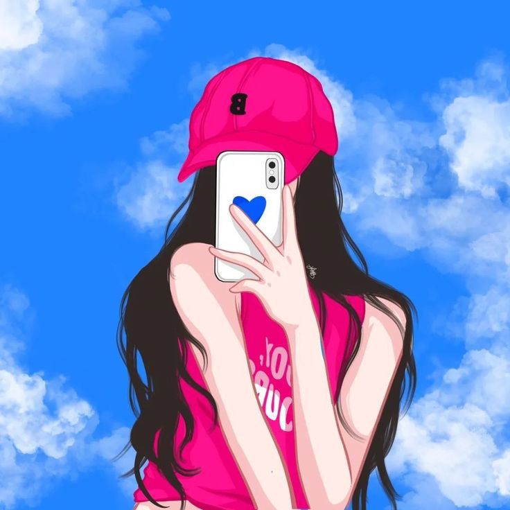 Instagram Cartoon DP for Girls