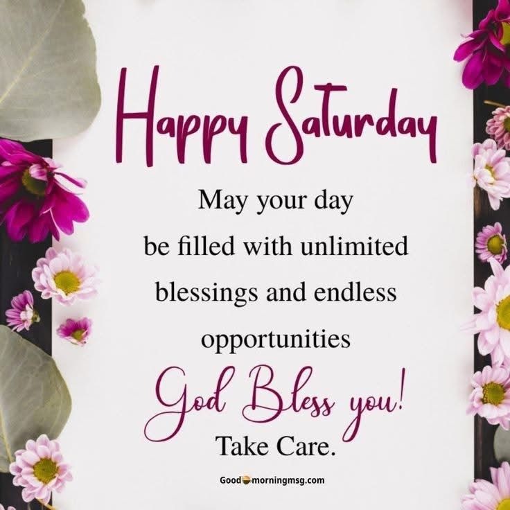 Saturday Good Morning Wishes Saturday Good Morning Wishes
