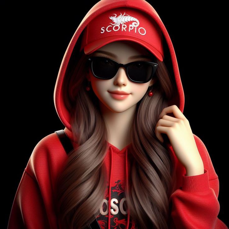 Stylish Cartoon DP for Girls